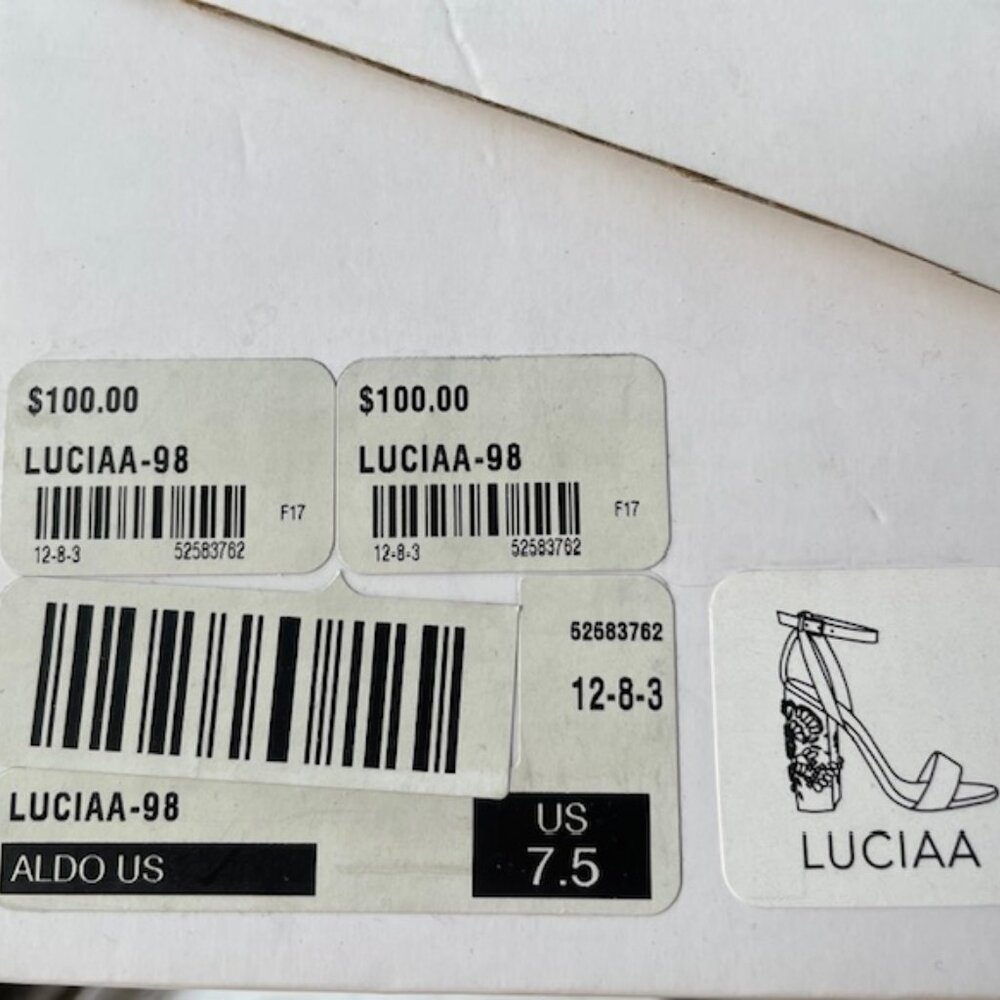 Aldo New LUCIAA-98 Jewel Embellished Sandals - Picture 6 of 9